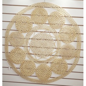 TAPETE JP210 DECORATIVO DE CARNAUBA A102XL102CM