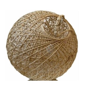 ENFEITE JP457 ESFERA DE SISAL MINI ( 48CM CIRCUNFERENCIA)