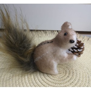 ENFEITE WFD1022 ESQUILO NATALINO A6XL20CM