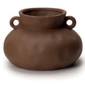 VASO 15525 EM CERAMICA DECORATIVO A18XL23CM