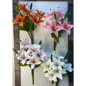 FL BUQUE MST-105 LIRIO EM SILICONE C/ 5G A50XL30CM