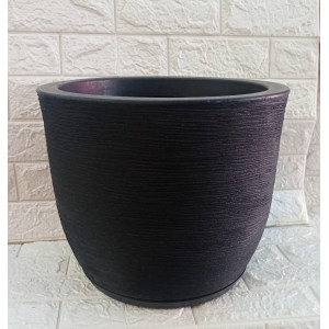 VASO BOJO REF122-4 RED C/PRATO Nº2 PRETO A31XL36CM