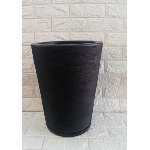 VASO COLUNA REF362-4 RED C/PRATO Nº2 PRETO A41XL32CM