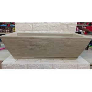 VASO JARDINEIRA REF922-2 C/PRATO Nº2 BEGE A22XL28XC65