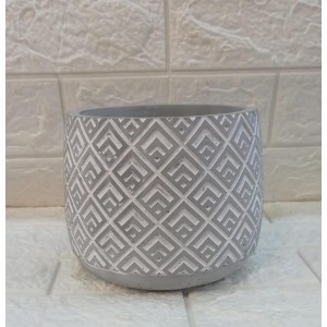 VASO CIMENTO REDONDO GF5007 A12XL13CM