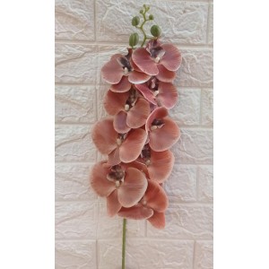 FL HASTE ORQUIDEA MARROM 3D 40117CF C/9 FLOR 97CM