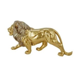 ENFEITE MLEO-01A LEAO DE RESINA A23CM