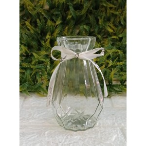 VASO VID01943 DE VIDRO DECORATIVO A16XL6CM