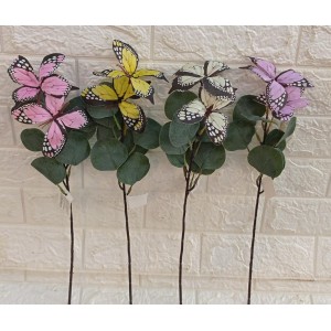 HASTE TM-1168 FLOR DE BORBOLETA A43CM