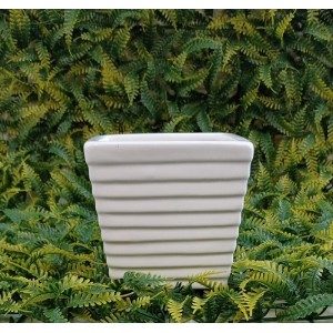 VASO LV-0155 CERAMICA QUADRADO DECORATIVO A9XL10CM