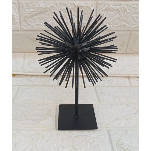 ESCULTURA 13015 OURICO EM METAL A26CM