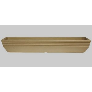 FLOREIRA FEP3-AR ESTREITA JATEADA POLIETILENO Nº3 AREIA A14XL17,5XC68CM