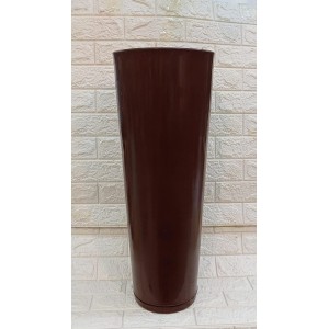 VASO PILAR REF404-1 C/PRATO Nº4 MARROM A70XL23CM
