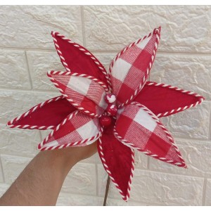 HASTE BN358 BICO DE PAPAGAIO VERMELHO RUSTICO A55CM