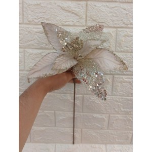 HASTE BN360 BICO DE PAPAGAIO SALMON C/GLITER A55CM