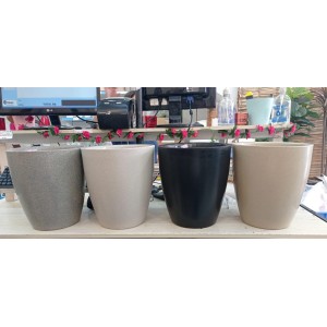 VASO COLUNA REFB50 REDONDO LISO PP CORES SORTIDAS A30XL26CM