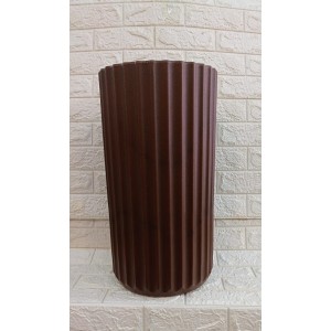 VASO RFP3-FE ROMA FRISADO POLIETILENO Nº3 FERRUGEM A56XL30XB28CM