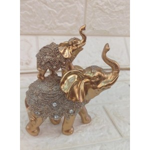 ENFEITE TELF-K22 ELEFANTE DE RESINA A12CM