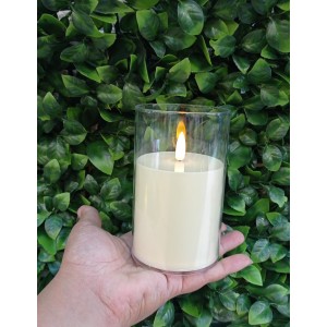 PORTA VELA 2311643-2 C/VELA LED A12XL7,5CM