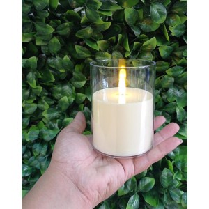 PORTA VELA 2311643-1 C/VELA LED A10XL7,5CM