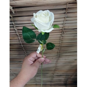 HASTE BG230174WT DE ROSA BRANCA DE VELUDO A51CM