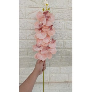 FL HASTE ORQUIDEA 3D 64661-48 SALMAO C/ 9 FLOR 100CM