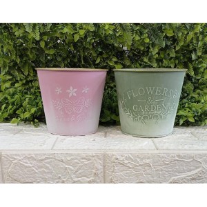 VASO 41382 DE METAL A14,5X16CM