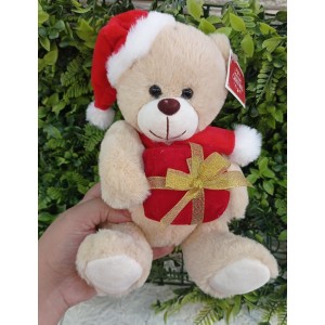 ENFEITE NAT0326 URSINHO NATALINO POLIESTER 20CM