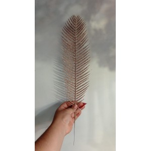 HASTE FLB29R DE PALMEIRA CHAMPAGNE C/GLITER 45CM