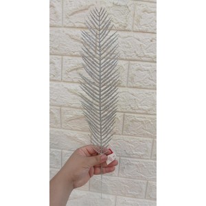 HASTE FLB29P PALMEIRA PRATA C/GLITER 45CM