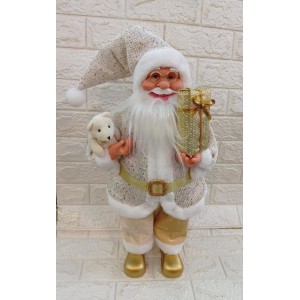 ENFEITE NAT0397 PAPAI NOEL C/ TECIDO POLIESTER 60CM