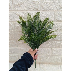 FL BUQUE W543-15VD DE FOLHAGEM VERDE C/7 GALHOS 35CM