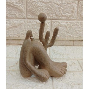 ESCULTURA 21518 ABAPORU EM POLIRRESINA A19CM