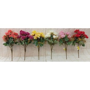 FL BUQUE BG301002E DE ROSAS C/7 GALHOS SORTIDOS A36CM