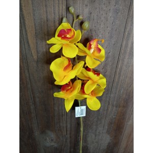 FL ORQUIDEA 8040 SILICONE C/ 6 FLORES PEQUENAS A76CM