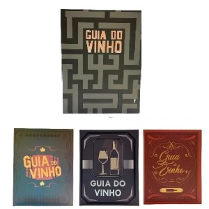 KIT ABRIDOR DE VINHO C/ 5PCS GUIA DO VINHO 21ALT X 17LARG WC409684