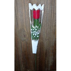 FL ROSA 1 BOTAO 47CM NA EMBALAGEM 60703