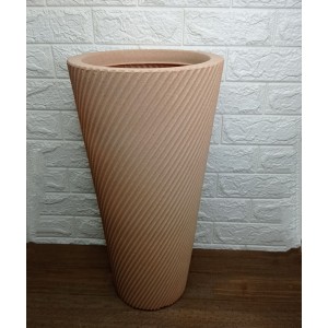 VASO PVP2-CE PILAO VITE CILINDRICO EM POLIETILENO N°2 COR CERAMICA A55XL29CM