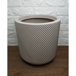 VASO VCP2-CA VITE CILINDRICO EM POLIETILENO N°2 COR CALCARIO A34XL34CM