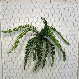 FOLHAGEM SAMAMBAIA  C/ CABO GROSSO C/12G 40CM 1801-12